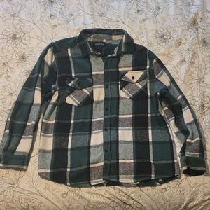 Golden Tree Classic Plaid Button Down Shirt for Men XL